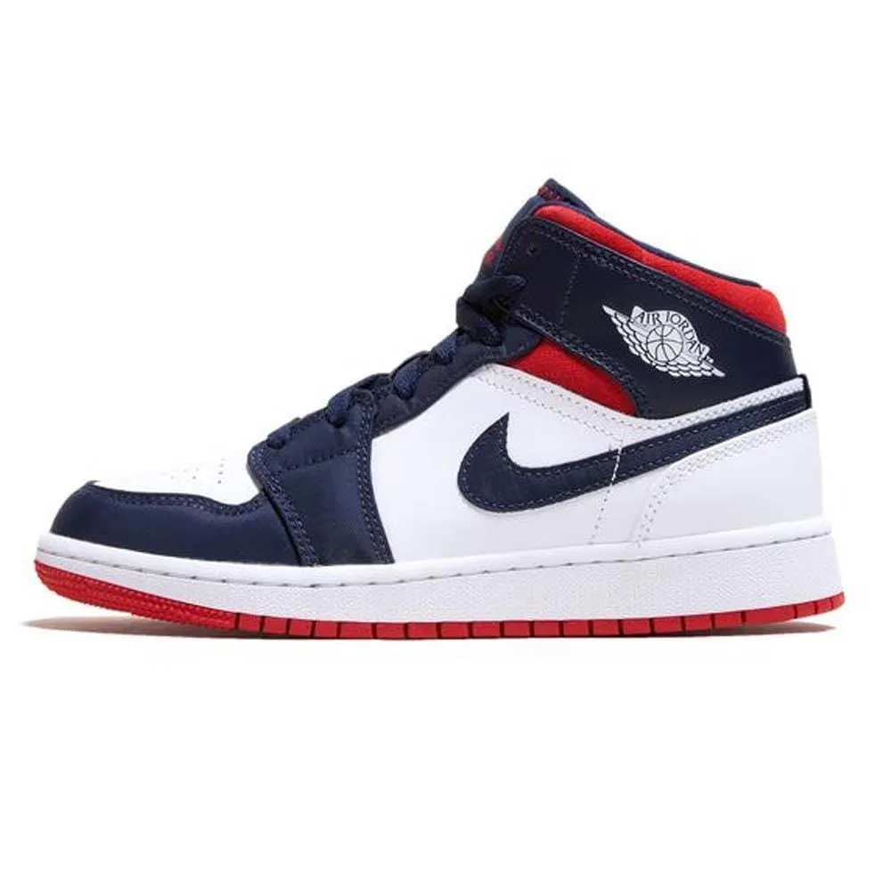 Air Jordan 1 Mid GS 'USA Olympic'