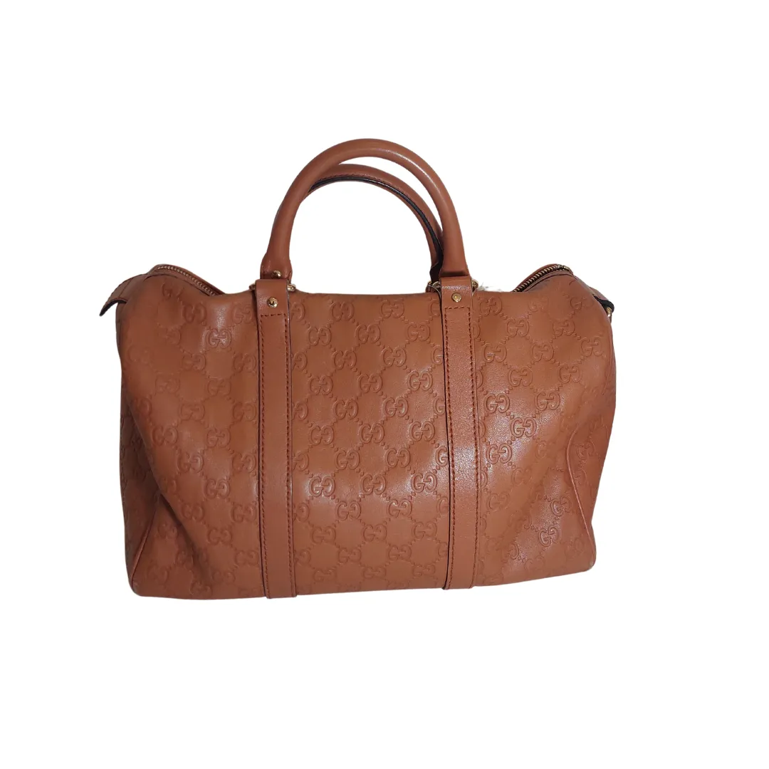 Gucci Guccissima Tan Leather Medium Joy Boston Bag | Pre Loved