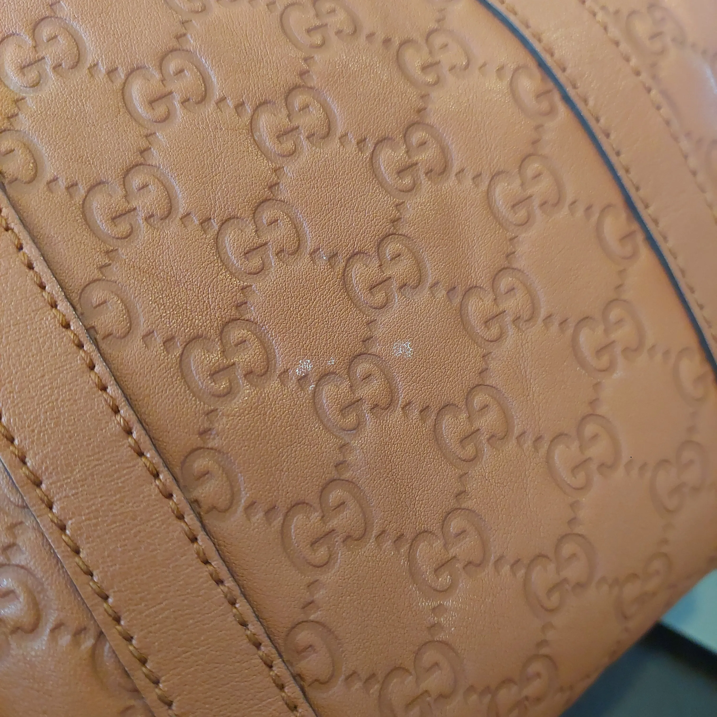 Gucci Guccissima Tan Leather Medium Joy Boston Bag | Pre Loved