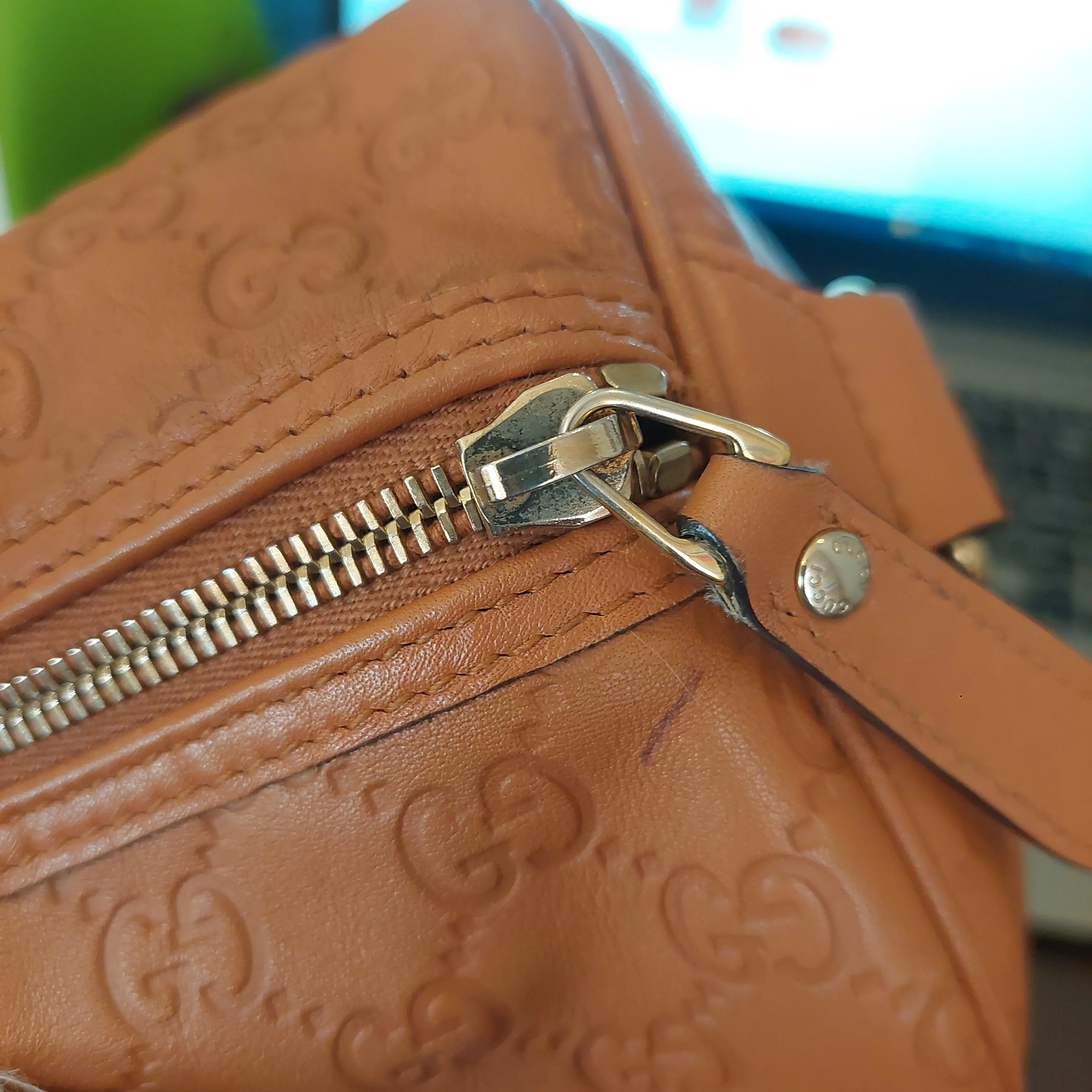 Gucci Guccissima Tan Leather Medium Joy Boston Bag | Pre Loved