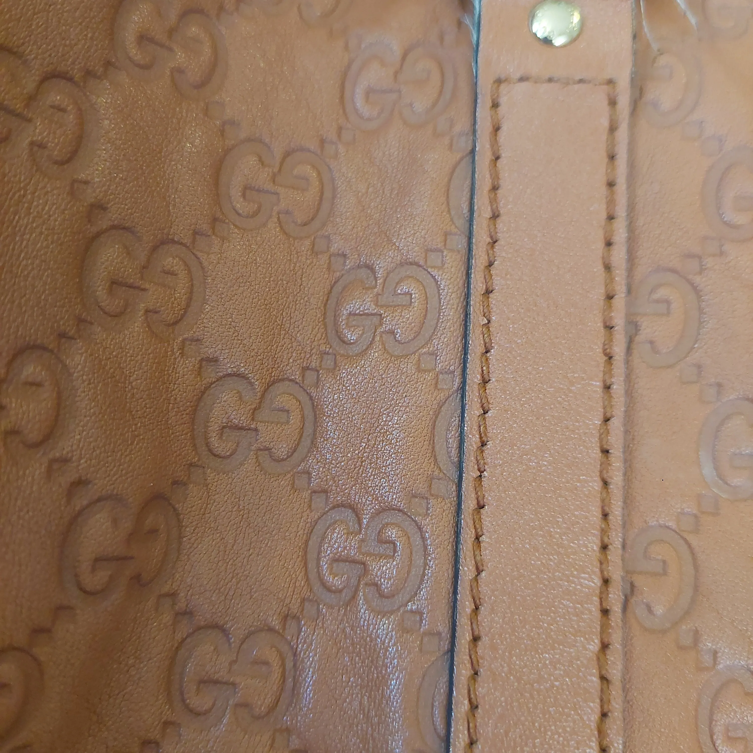Gucci Guccissima Tan Leather Medium Joy Boston Bag | Pre Loved