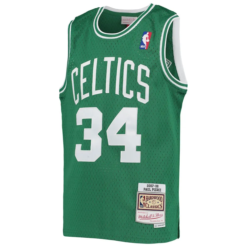 Men's Boston Celtics Paul Pierce 2007-08 Hardwood Classics Jersey - Green