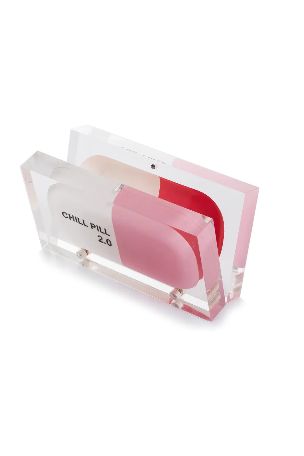 SOLD OUT Chill Pill Clutch in Pastel Pink