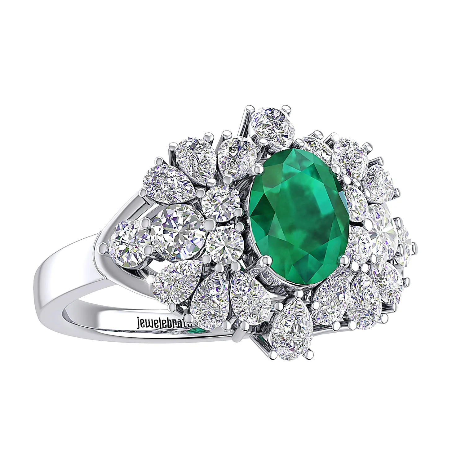 THE EMERALD FLURRY RING