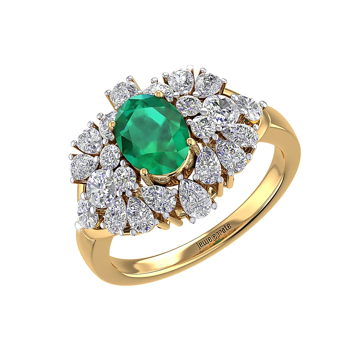 THE EMERALD FLURRY RING