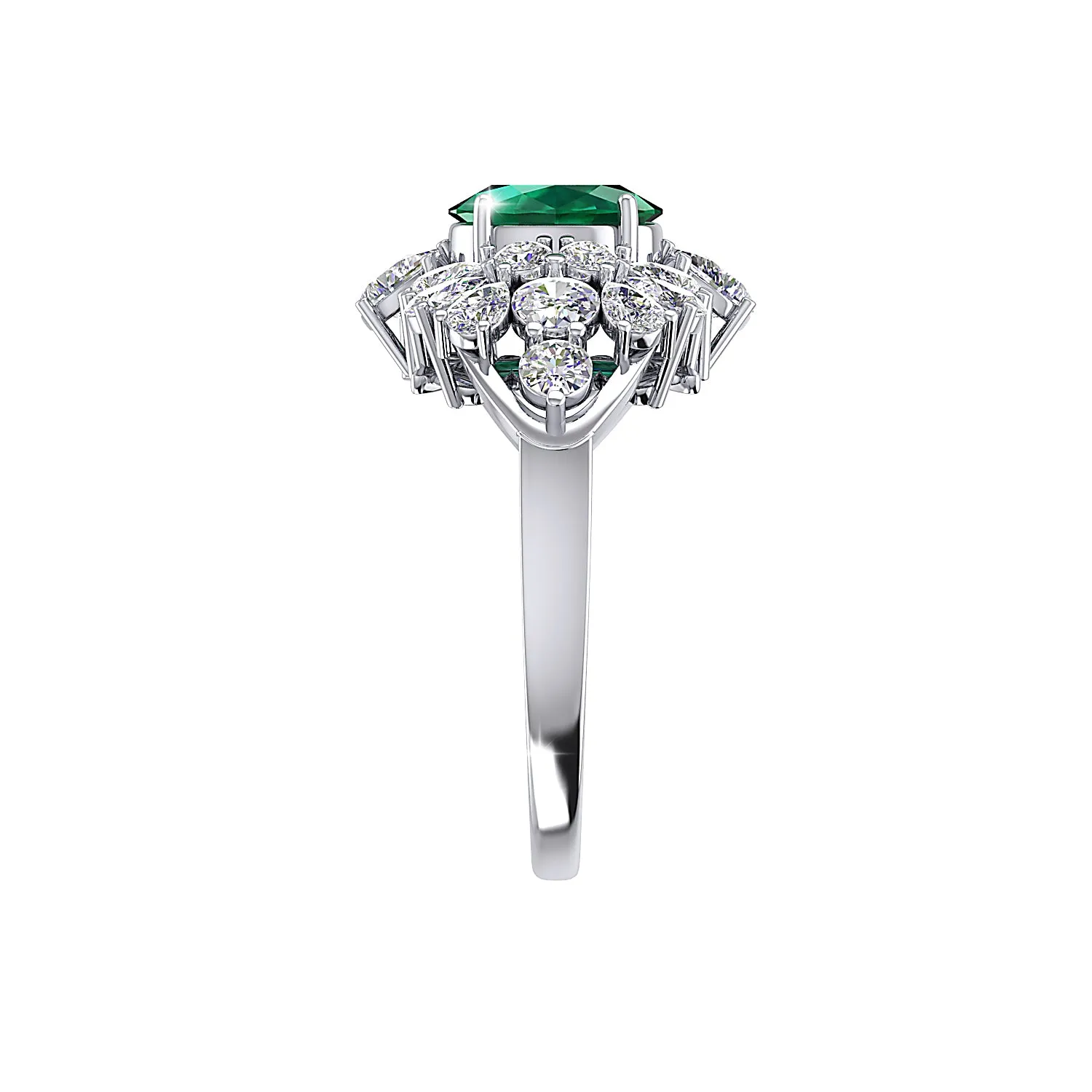 THE EMERALD FLURRY RING