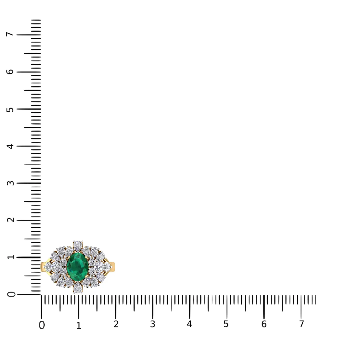 THE EMERALD FLURRY RING