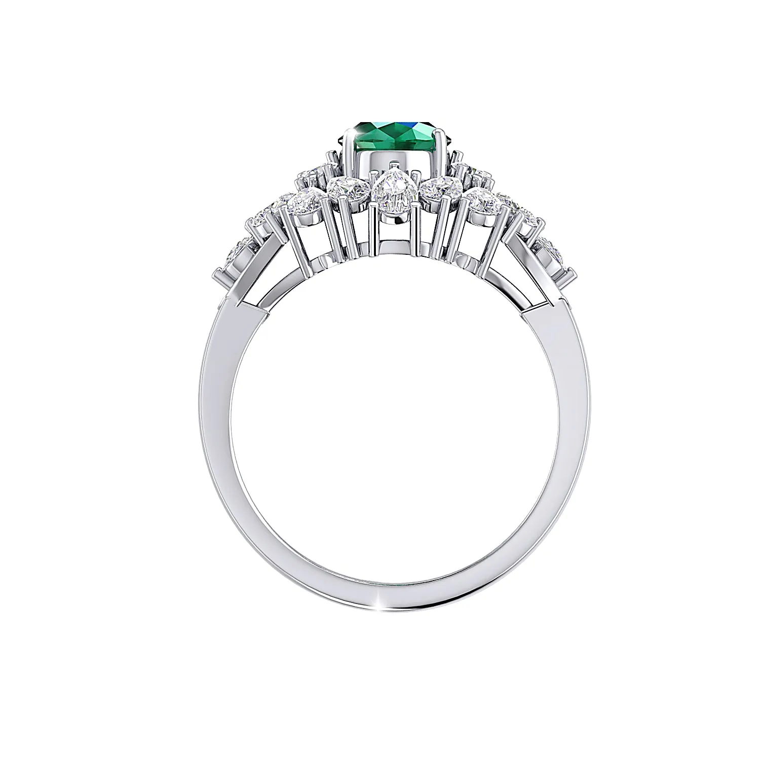 THE EMERALD FLURRY RING