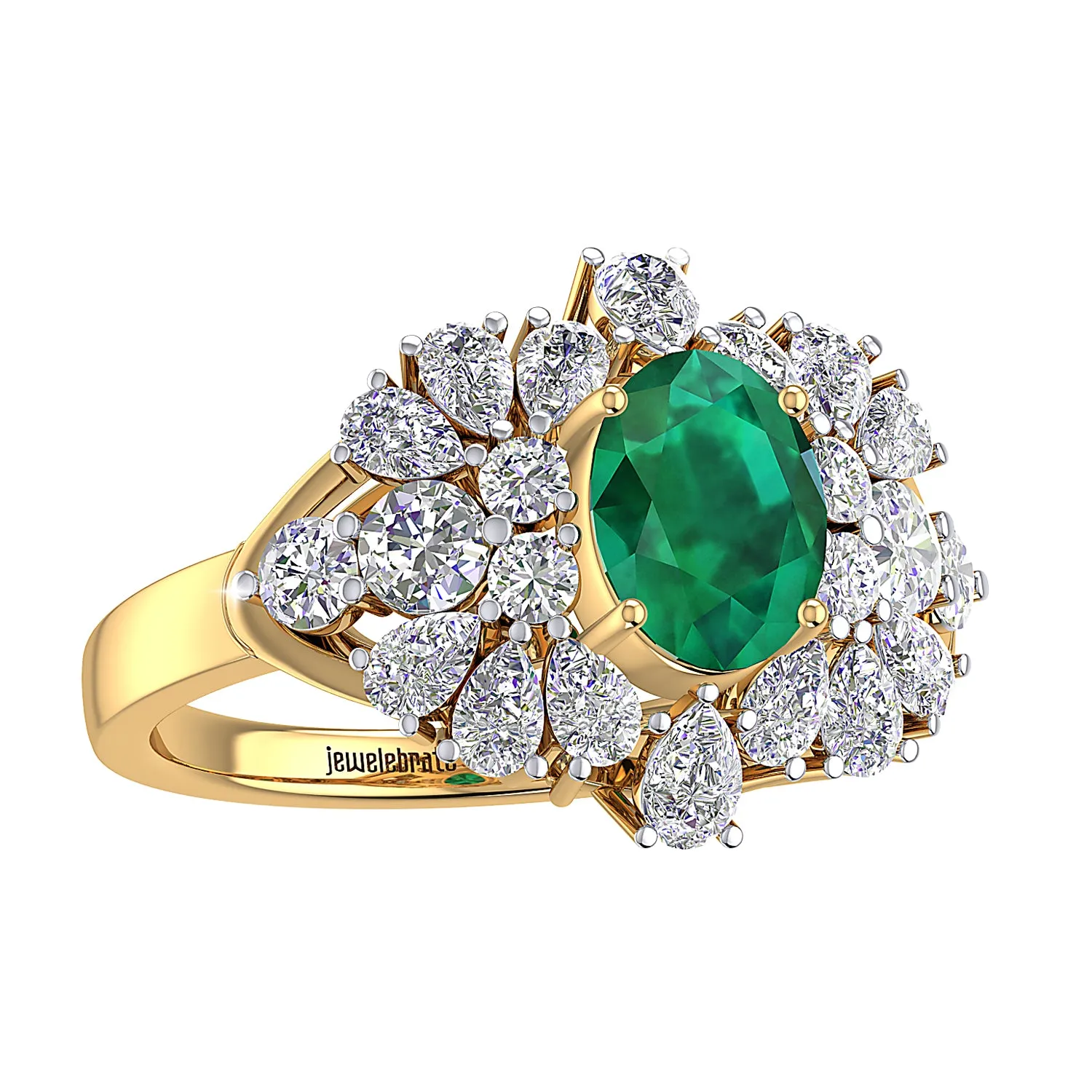 THE EMERALD FLURRY RING