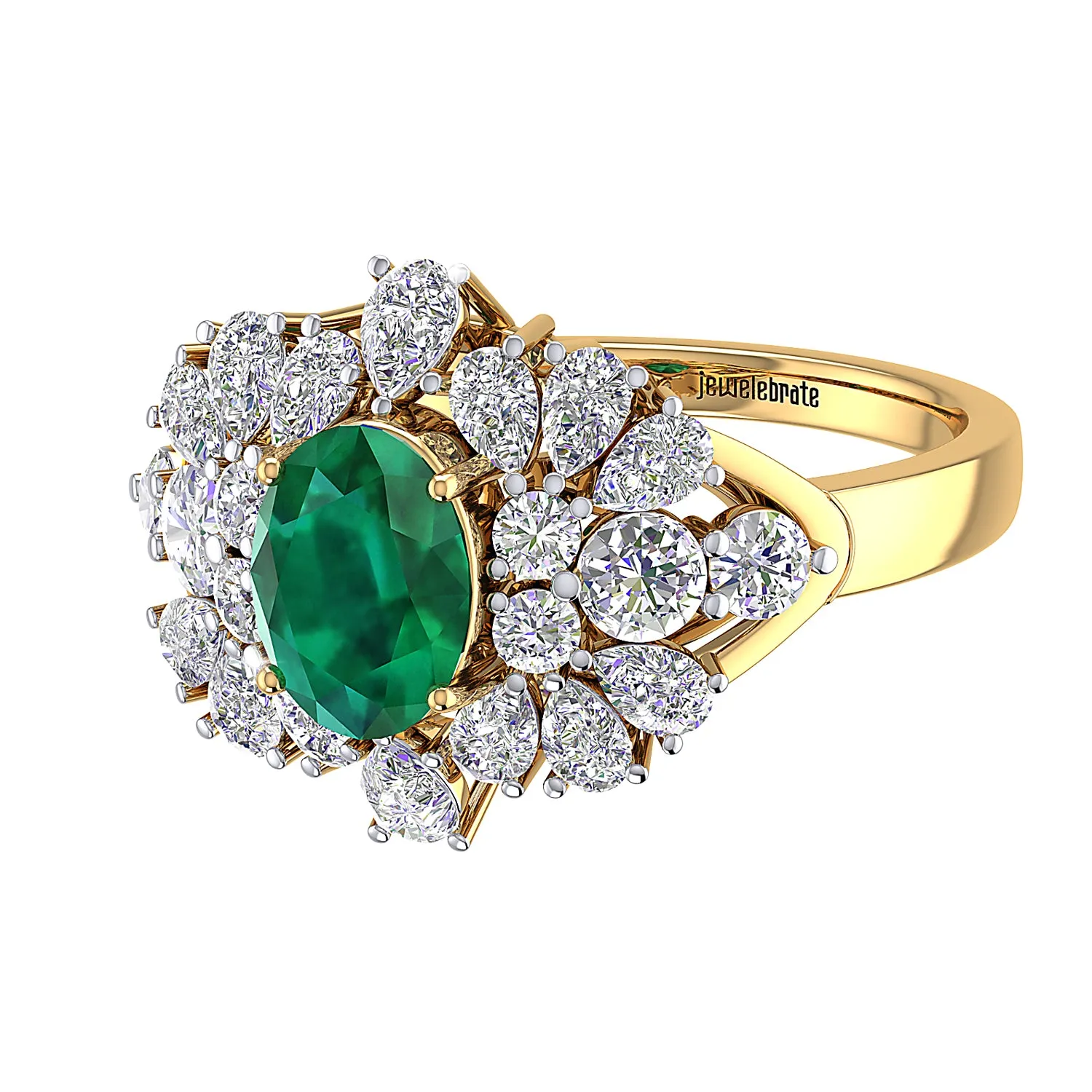 THE EMERALD FLURRY RING