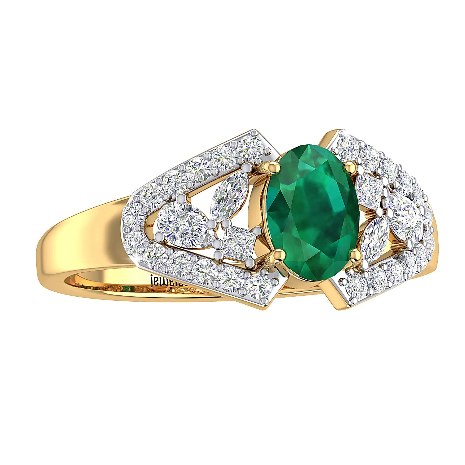 THE EMERALD SAMSARA RING